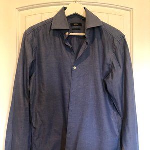 Hugo Boss shirt 15 32/33 dark blue